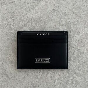 Guess Elegant Black Card Holder